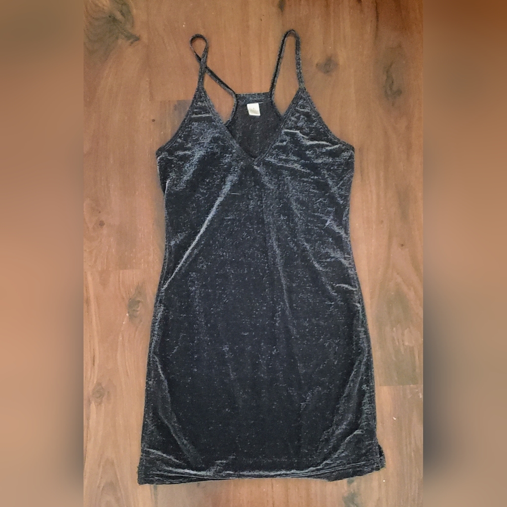 Vintage 90s Black & Silver Dress Size Small